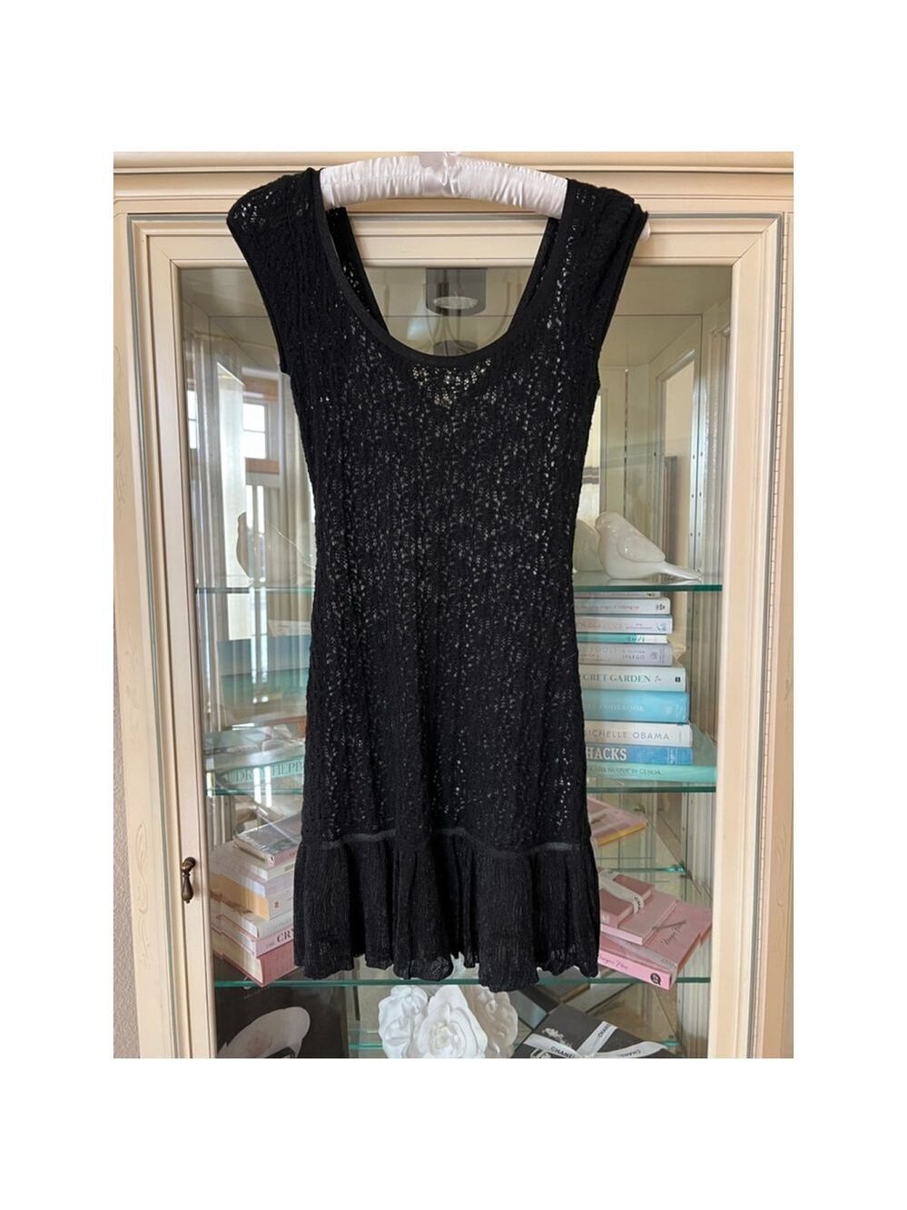 Women's Lisli New York Black Knit Mini Dress S